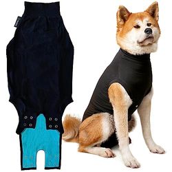 Suitical Recovery Suit Dog, XXX-Small, Black