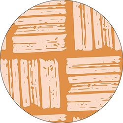 Bonateks, Round Digital Printed Mouse Pad, Non-Slip Base, for Office and Home, Diameter:22cm