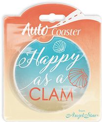 Angelstar 13441 'Happy As A Clam' absorberande bilunderlägg, 6-9 cm, flerfärgad