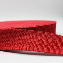 Leduc 3 Metros Correa algodón Equipaje asa Bandolera arnés Mochila marroquinería Rojo (32) 3cm