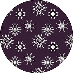 Bonateks, Ronde digitaal bedrukte muismat, antislip onderkant, voor kantoor en thuis, diameter: 22 cm