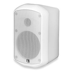 ic audio MS 15-100 - Compact Monitor Speaker for Voice and Music, Easy Wall Mounted, 15 Watt Speaker, Ideal for Indoor Use - White