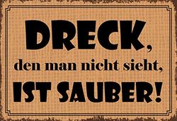 Schatzmix Tin-Plate Sign, Sheet metal, Multicoloured, 20x30 cm