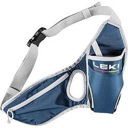 LEKI Cintura da drinkbelt, Cinghia per idratazione Unisex, Dark Denim-Poppy Red-Dawn Blue, Taglia Unica