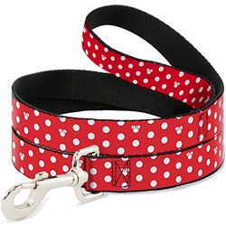 Buckle-Down Guinzaglio per Cani con Fibbia, Poliestere, Multicolore, 6 Feet Long - 1.5" Wide