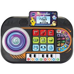 VTech Mi mini mesa de mezclas – Mesa de mezclas interactiva DJ con efectos de luz, teclas de piano y mesa giratoria – para mezclar y grabar música – para niños de 3 a 7 años
