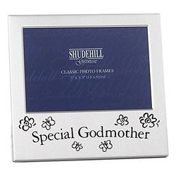 Shudehill Giftware Cadre Photo 13 x 8 cm «Special Godmother» - Cadeau de noël, Anniversaire, baptême, Style 1