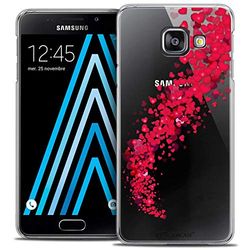Caseink - fodral för Samsung Galaxy A3 2016 (A310) [Crystal Motif HD Collection Love Saint Valentine Design Tornado - hårt - ultratunt - tryckt i Frankrike]
