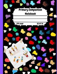 Primary Composition Notebook k-2: Space Primary Story Journal Grades k-2 Dotted Midline with drawing space | draw and whrit Practice Paper for Kids notebook journal 8.5x11 100 page