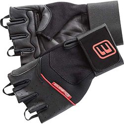 Energetics Heren 710 Handschoenen, Zwart/Rood, XL