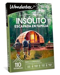 WONDERBOX - Caja Regalo - INSÓLITO - Escapada en Familia - 1 o 2 Noches para 3 o 4 Personas Entre Casas Cuevas, cabañas, pods, yurtas, tipis, Barcos