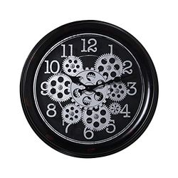 RELOJ DE PARED ø36CM C/MOVIMIENTO ACRÍLICO °36X7CM, PILAS:3XAA NO INCLUI