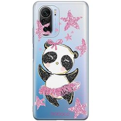 ERT GROUP mobiltelefonfodral för Xiaomi MI 11i/ REDMI K40/K40 PRO/POCO F3/ F3 PRO originalt och officiellt licensierat Babaco mönster Panda 007, gedeeltelijk transparant
