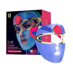 FAQ 201 Máscara de luminoterapia facial LED RGB - Antiarrugas - Belleza con tratamiento localizado - Máscara LED facial inalámbrica - 600 puntos de luz - Dispositivo de belleza portable