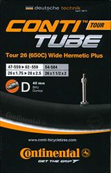 Continental - Continental Tour Tube Wide Hermetic Plus (26 x 1,75 tum) svart innerslang - 1 stycke