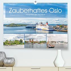 Zauberhaftes Oslo (hochwertiger Premium Wandkalender 2024 DIN A2 quer), Kunstdruck in Hochglanz: Eine Städtereise in das norwegische Oslo