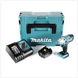 Makita DTW 190 RT1J - Avvitatore a percussione a batteria 18 V 190 Nm + 1 batteria 5,0 Ah + caricatore rapido in Makpac 2