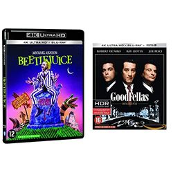 Beetlejuice [4K Ultra-HD + Blu-Ray] & GoodFellas - [4K Ultra-HD + Blu-ray + Digital UltraViolet] [4K Ultra-HD + Blu-ray + Digital UltraViolet]