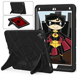 Funda para iPad de 9.7 Pulgadas para iPad de 6ª generación 2018 / iPad de 5ª generación 2017, Resistente a los Golpes, Funda Protectora Resistente para iPad de 9.7 Pulgadas con Soporte para niños,