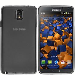 mumbi Fodral kompatibelt med Samsung Galaxy Note 3 mobiltelefonfodral transparent svart