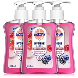 Sagrotan Sabão líquido para mãos, 3 unidades (250 ml)