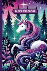 Notebook: Unicorn Notebook – Beautiful Notebook for Creative Ideas, Writing, Journaling and Daily Planning – For children, students, adults and professionals
