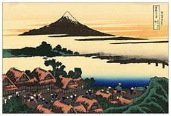 ArtPlaza Hfocai Katsushika-Dawn at Isawa in The Kai provincie decoratieplaat, MDF, meerkleurig, 90 x 60 cm