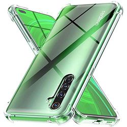 Tumundosmartphone Custodia Gel TPU Anti-Shock Trasparente per Realme X50 Pro 5G