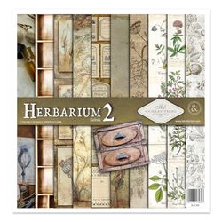 ITD Collection - Scrapbooking Package 12 x 12 inches, Scrapbooking Paper, Decorative Paper, Decoupage, Card Making, Paper Size - 310 x 320 mm (Herbarium 2, SLS049)