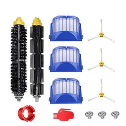 Accessory for 600 610 620 650 Series Vacuum Cleaner Replacement Part Kit - Includes 3 Pack Filter, Side Brush, and 1 Pack Bristle Brush and Flexible Beater Brush, 1 Pack Cleaning Tool