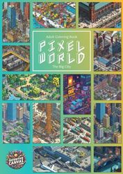 Pixel World - The Big City: Adult Coloring Book