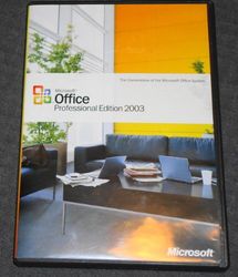 Microsoft OFFICE PRO 2003 WIN32 ENGLISH CD-ROM