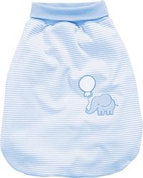 Schnizler Babyslaapzak, kruipzak, olifant met elastische omslagband, 17 - Blauw, One Size