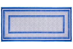 DORGALI - DOUBLE COVER IN FANCY BLUE COTTON - 27X27