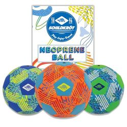Schildkröt Ballon de Beach Soccer en Néoprène, Taille 5, Ø 21 cm, Nouveau Design, Couleurs Assorties, Surface Textile Antidérapante, Résistant à l'eau Salée, 970343