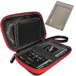 Étui de Transport Rigide et Coque en TPU pour Lecteur de Musique numérique Portable Sony NW-A306 Walkman, Protecteur d'écran pour Sony A306 Player Accessoires (étui Uniquement)