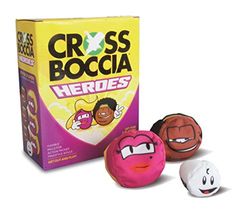 Crossboccia Doublepack Heroes Mexican & Dude Gioco Bocce, 2x3 Bocce Com Design Diverso, Pieni di Granuli, Set per 2 Giocatori, Include Boccino, 970827
