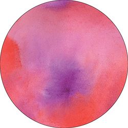 Bonateks, Round Digital Printed Mouse Pad, Non-Slip Base, for Office and Home, Diameter:22cm