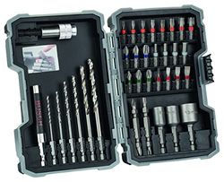 Bosch Conjunto profissional de 35 unidades, brocas e pontas de parafuso HSS-G Extra Hard (Cruceta, Pozidriv, Hex-, TH-, S-Bit, acessórios de perfuração rotativos e aparafusadores)