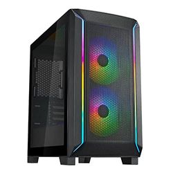Silverstone FARA 312Z - FARA Châssis de Jeu mATX à Haut débit d'air et Haute capacité, SST-FA312Z-BG