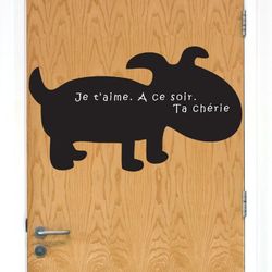 Ambiance - Adhesivo decorativo para pizarra (55 x 90 cm), color negro