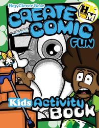 Hey Clever Bear Create Comic Fun: Kids Activity Book 2