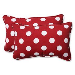 Pillow Perfect Inc. 386713 Rosso/Bianco