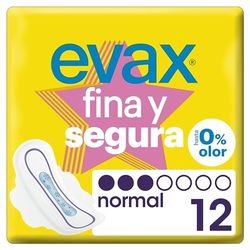 Evax Fina e segura, compressas com asas, normal, 12 unidades, até 0% odor