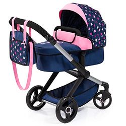 Bayer Design 17016AA Combi Poppenwagen Xeo, tas, in hoogte verstelbare, converteerbare