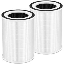 Lot de 2 filtres HEPA Kilo, compatibles avec Afloia KILO, KILOPLUS, KILO PRO, MIRO, MIRO PRO et MORENTO KILO, H13 True HEPA 360 ° pour filtre de remplacement Afloia KILO