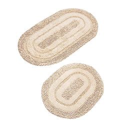 Ensemble de tapis de bain (2 pièces) beige
