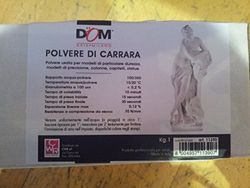 Carrara poeder, doos met 1 kg.
