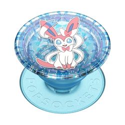 PopSockets: PopGrip - Soporte y Agarre para Teléfonos Móviles y Tablets con un PopTop Intercambiable - Pokémon - Diamond Sylveon Glitter Graphic