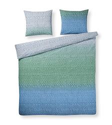 Daydream Ricardo-Juego de Cama, Color Verde, algodón, 240 x 200/220 cm